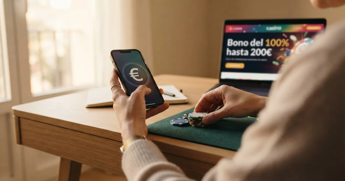 Bono de casino del 100% en España: condiciones 2026