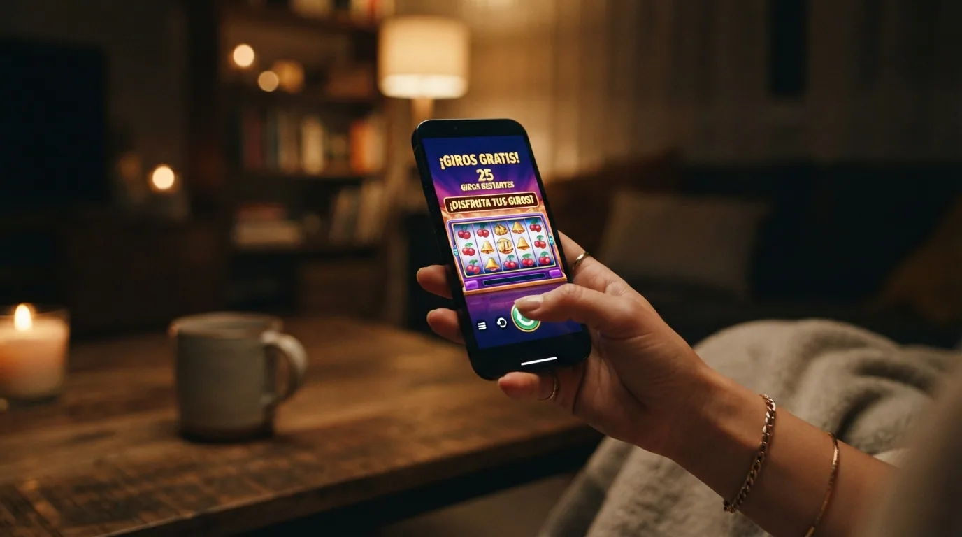 Representación visual del concepto de giros gratis en un entorno de casino online
