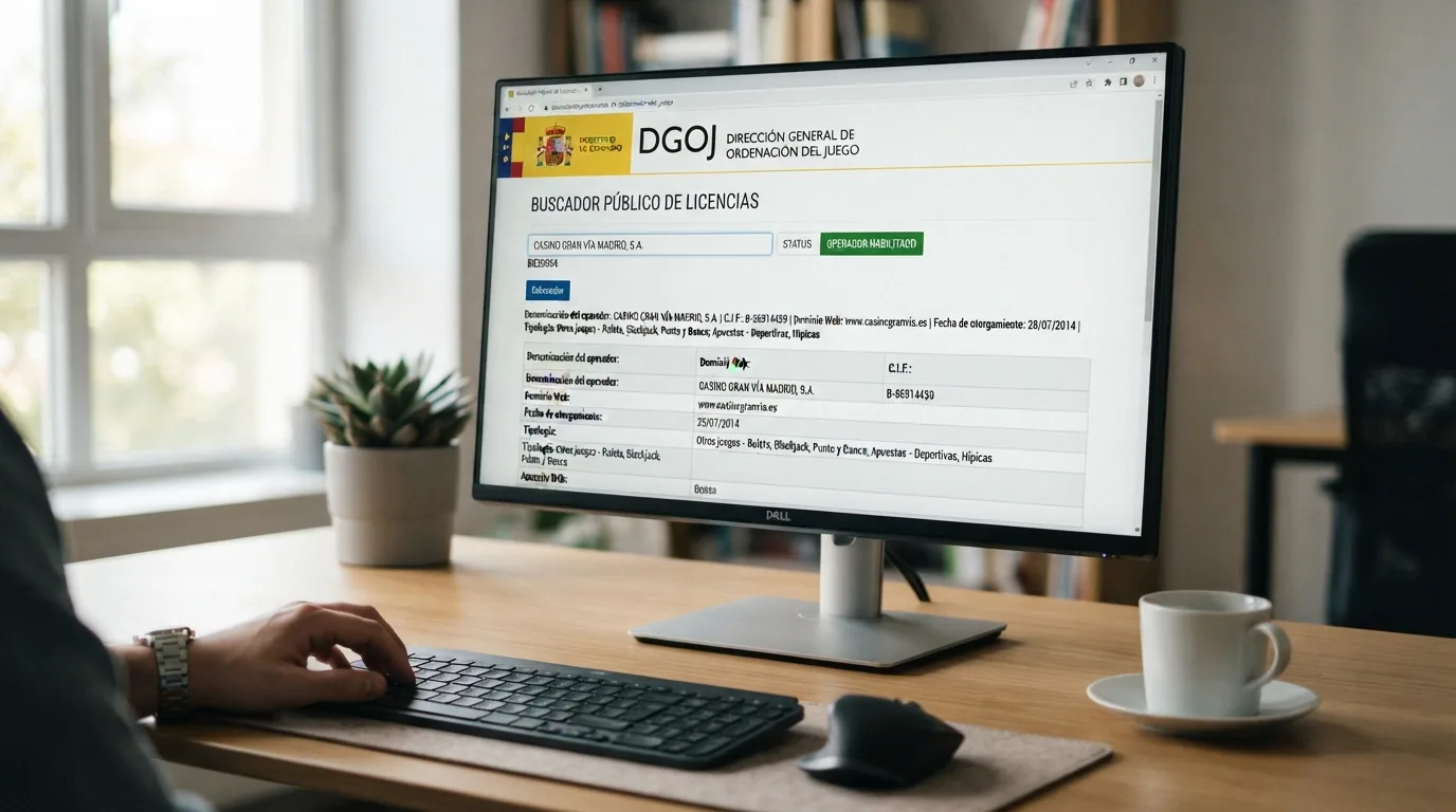Buscador público de licencias españolas con dominio terminado en punto es