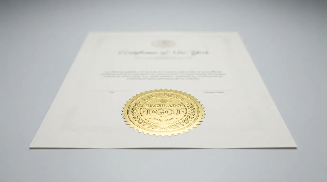 captura del registro público de operadores de la DGOJ con el sello oficial visible