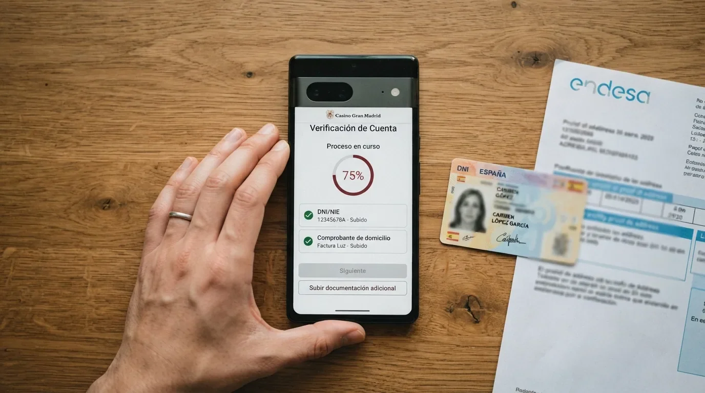 Proceso de verificación y registro