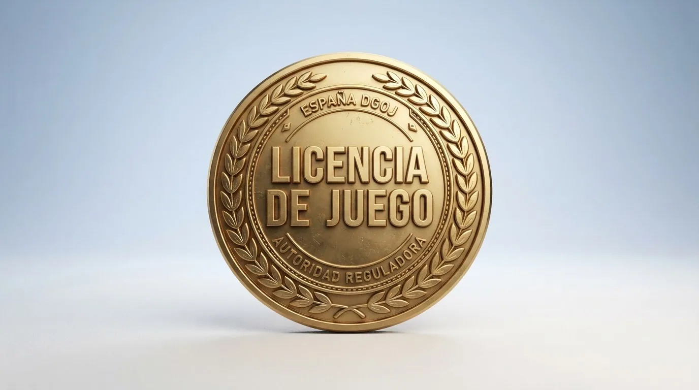 Sello o identificador visual de la DGOJ junto al dominio .es como señal de operador autorizado