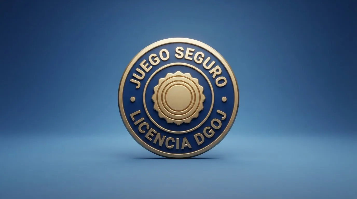 Sello de juego seguro y licencia DGOJ en un operador español