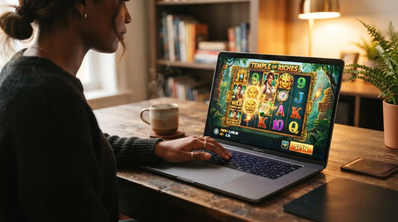 Captura de pantalla de una de las tragaperras más populares de iSoftBet como 24 o Book of Immortals